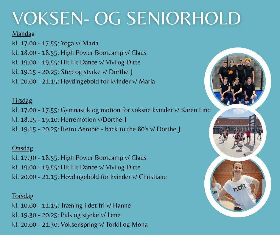 Her er planen for næste sæsons voksen og seniorhold i 2025/26